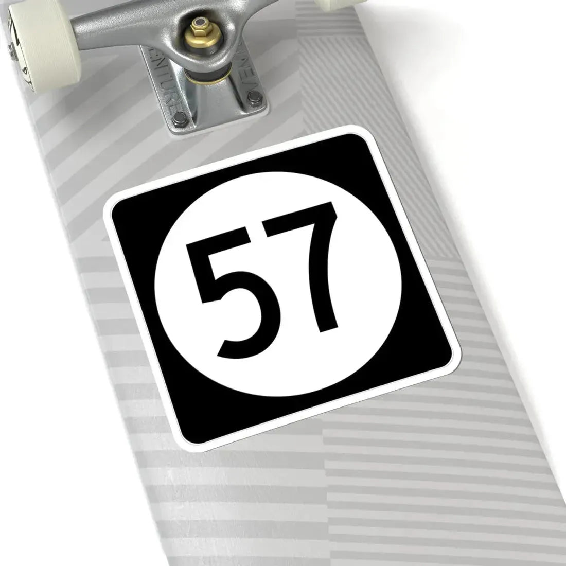 Iowa 57 (Iowa) (Road Sign) STICKER Vinyl Kiss-Cut Decal - The Sticker Space