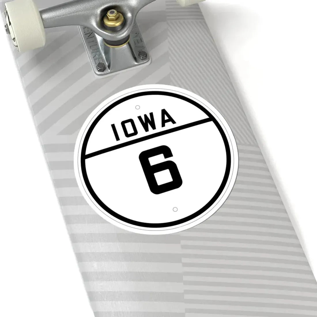 Iowa 6 1926 (Iowa) (Road Sign) STICKER Vinyl Kiss-Cut Decal - The Sticker Space