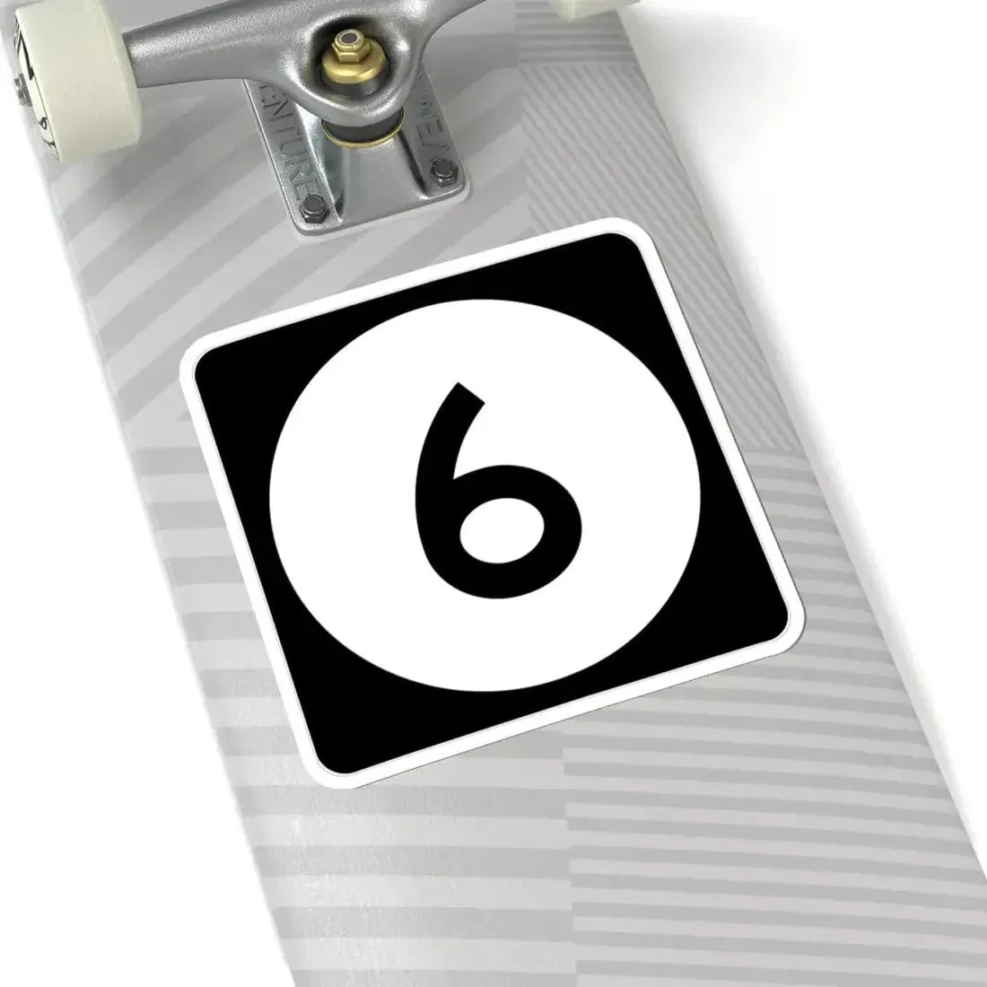 Iowa 6 (Iowa) (Road Sign) STICKER Vinyl Kiss-Cut Decal - The Sticker Space