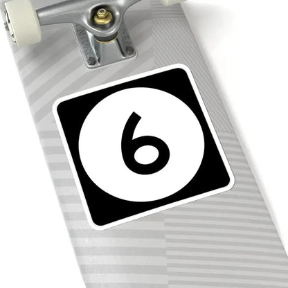 Iowa 6 (Iowa) (Road Sign) STICKER Vinyl Kiss-Cut Decal - The Sticker Space