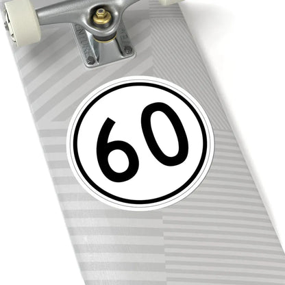 Iowa 60 1950 (Iowa) (Road Sign) STICKER Vinyl Kiss-Cut Decal - The Sticker Space