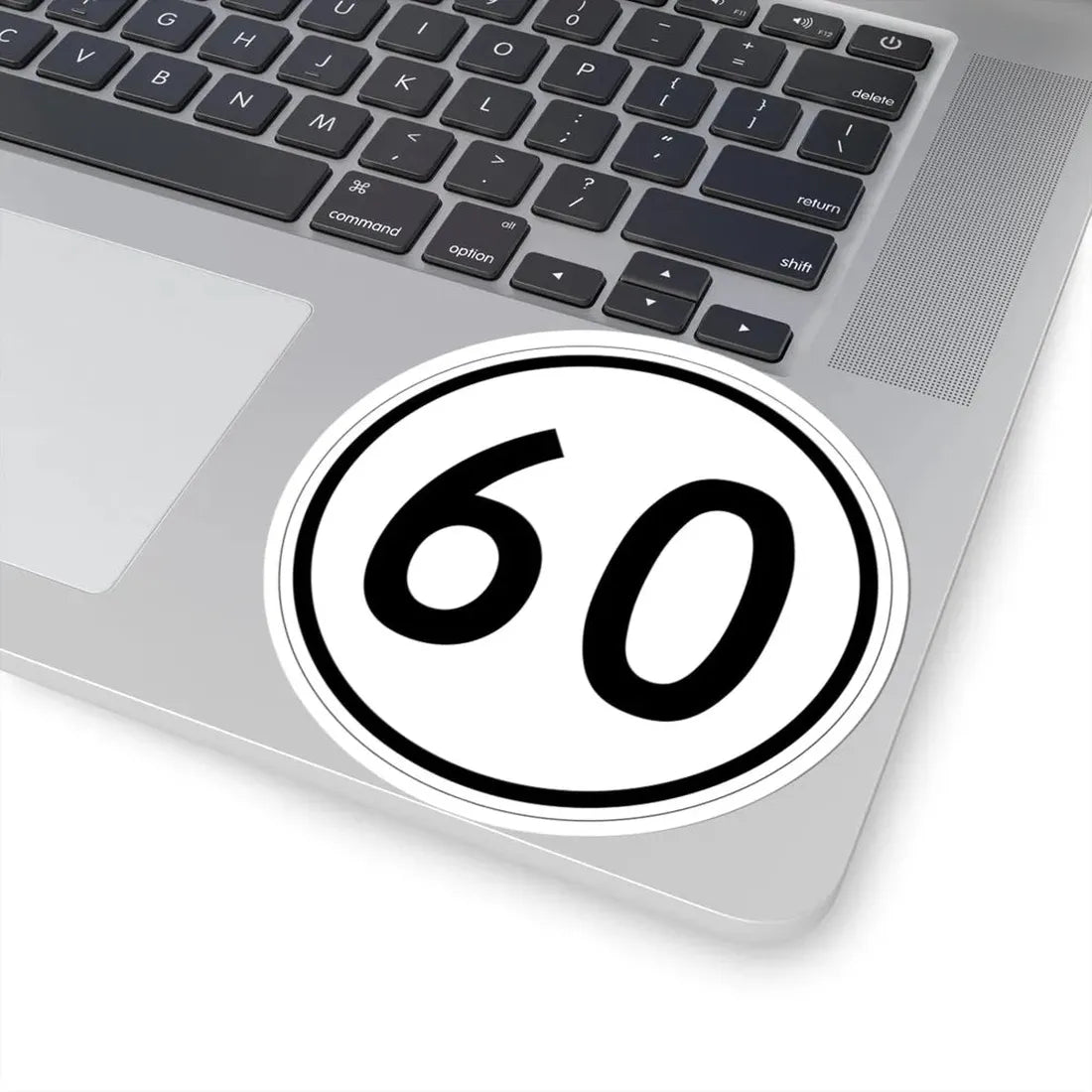 Iowa 60 1950 (Iowa) (Road Sign) STICKER Vinyl Kiss-Cut Decal - The Sticker Space