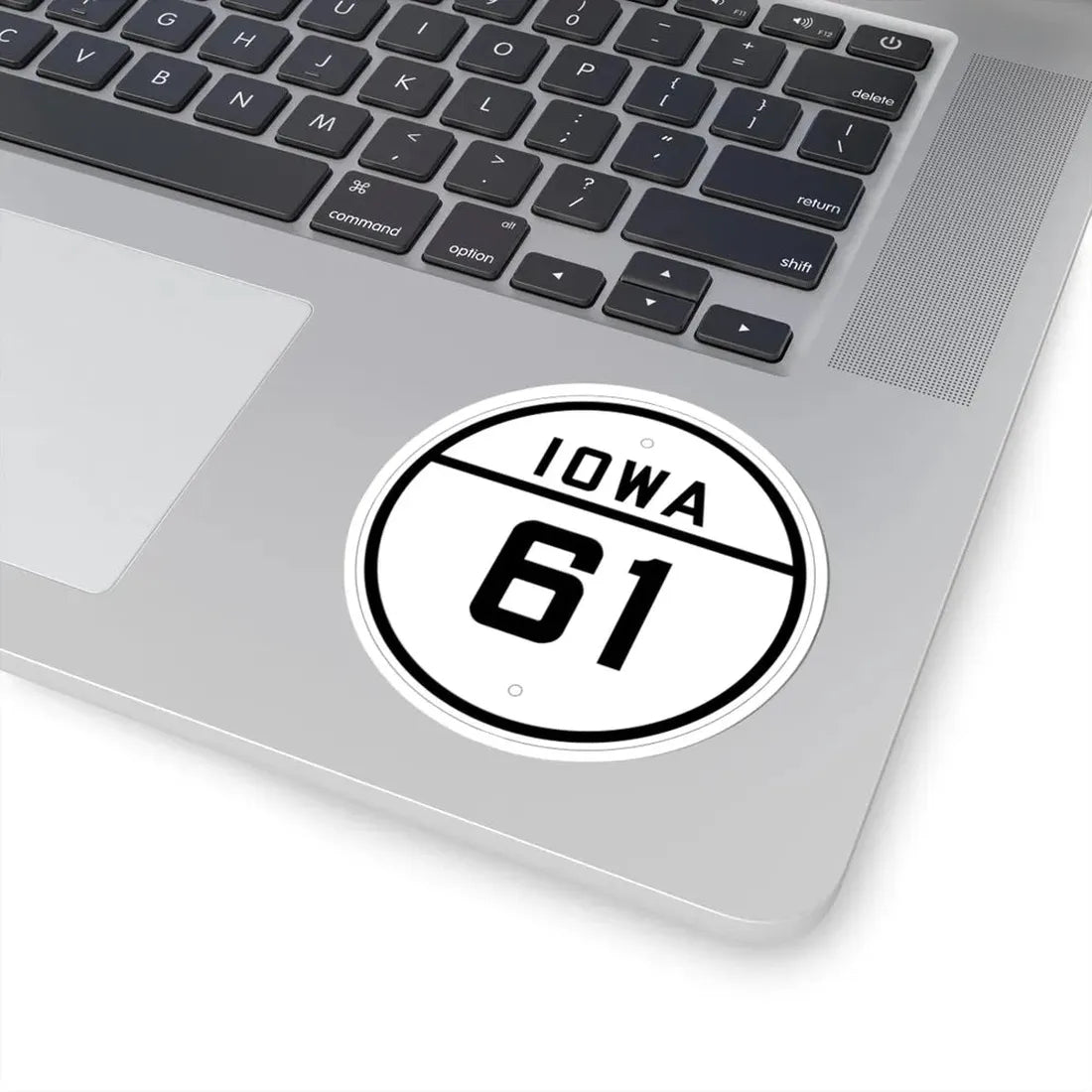Iowa 61 1926 (Iowa) (Road Sign) STICKER Vinyl Kiss-Cut Decal - The Sticker Space