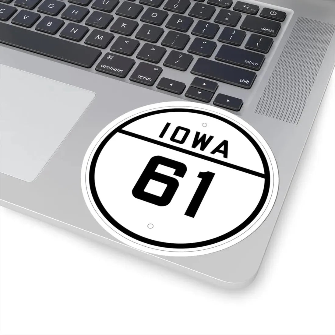 Iowa 61 1926 (Iowa) (Road Sign) STICKER Vinyl Kiss-Cut Decal - The Sticker Space
