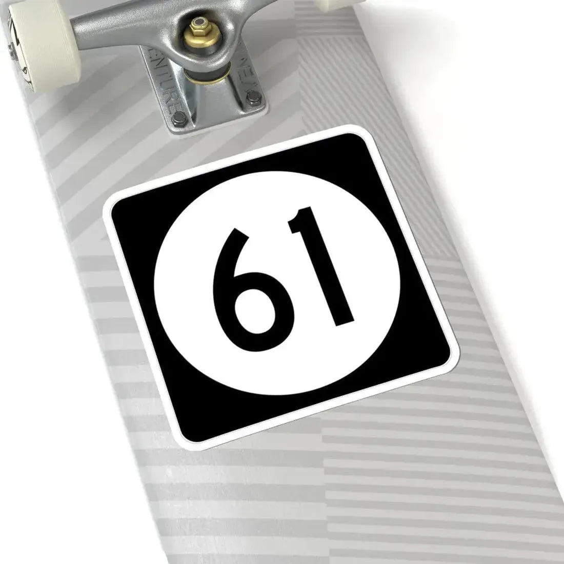 Iowa 61 (Iowa) (Road Sign) STICKER Vinyl Kiss-Cut Decal - The Sticker Space