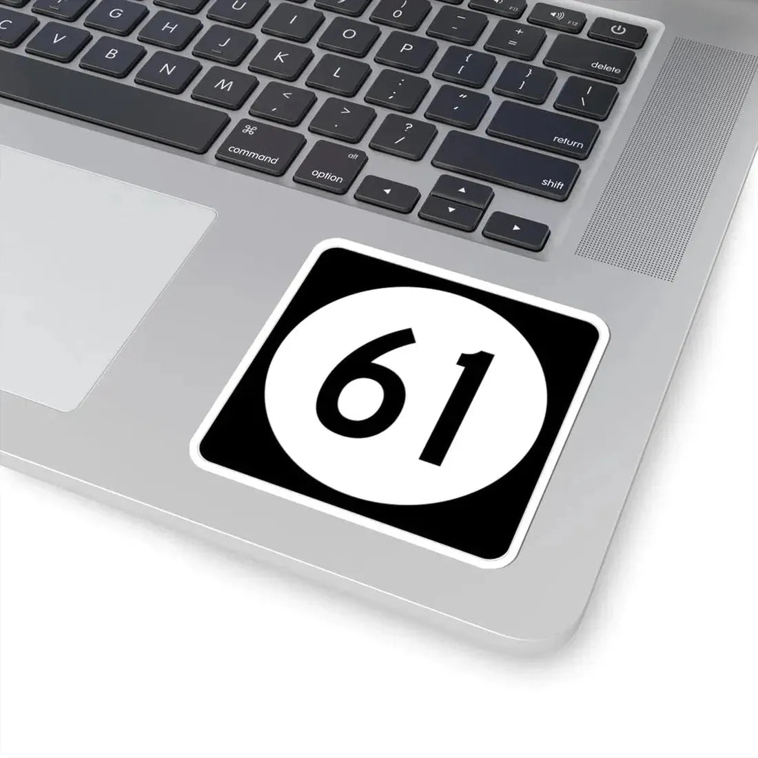 Iowa 61 (Iowa) (Road Sign) STICKER Vinyl Kiss-Cut Decal - The Sticker Space