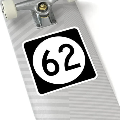 Iowa 62 (Iowa) (Road Sign) STICKER Vinyl Kiss-Cut Decal - The Sticker Space