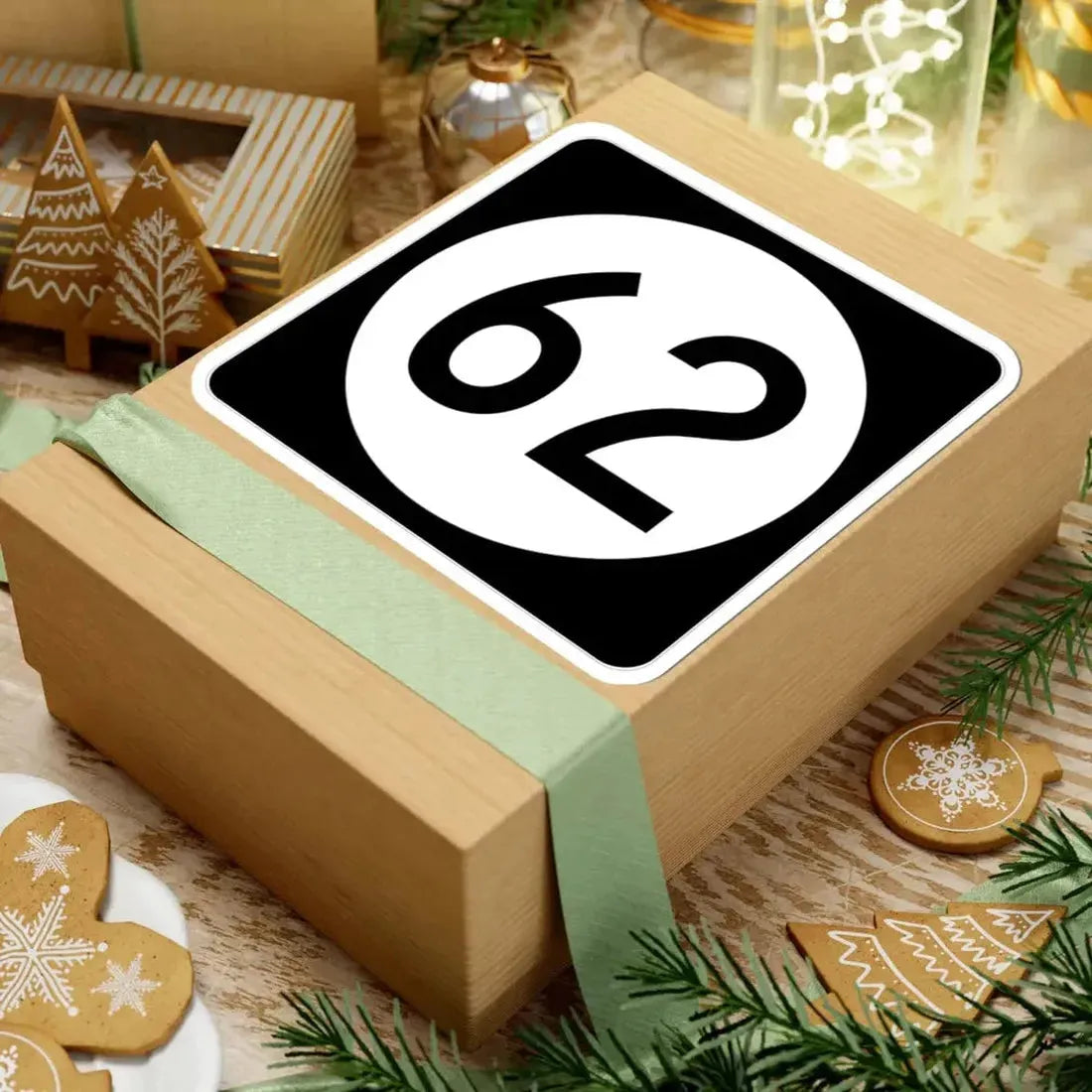 Iowa 62 (Iowa) (Road Sign) STICKER Vinyl Kiss-Cut Decal - The Sticker Space