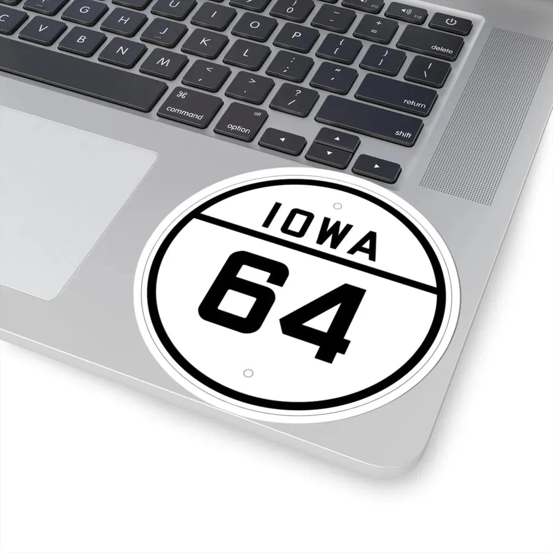 Iowa 64 1926 (Iowa) (Road Sign) STICKER Vinyl Kiss-Cut Decal - The Sticker Space