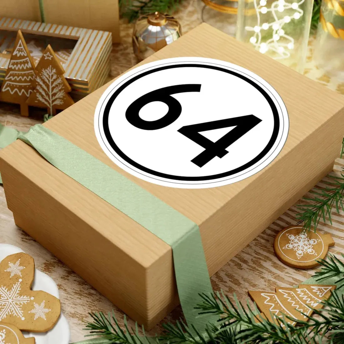 Iowa 64 1950 (Iowa) (Road Sign) STICKER Vinyl Kiss-Cut Decal - The Sticker Space