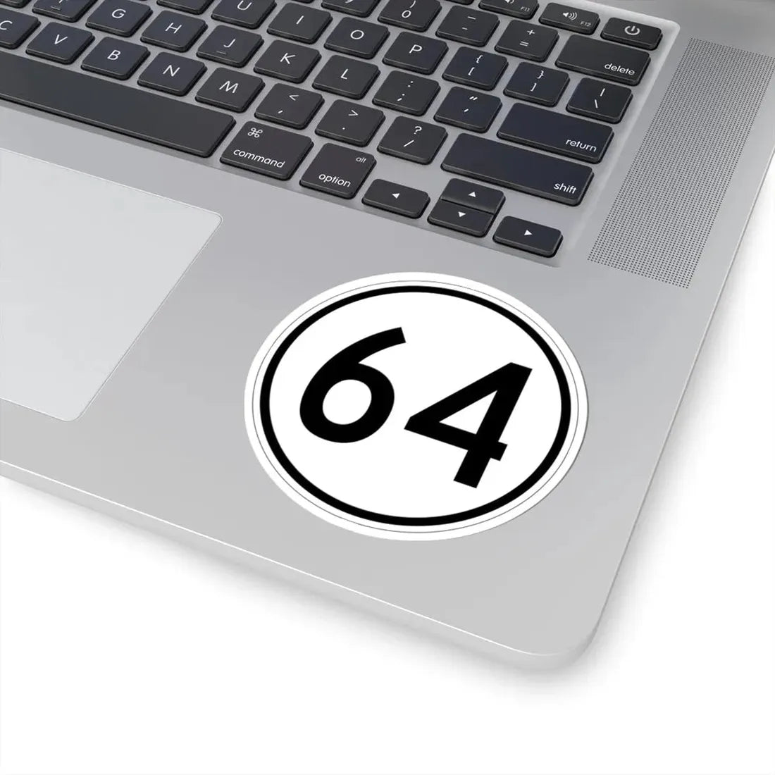 Iowa 64 1950 (Iowa) (Road Sign) STICKER Vinyl Kiss-Cut Decal - The Sticker Space