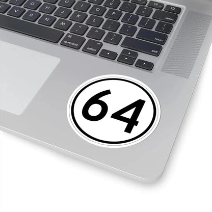 Iowa 64 1950 (Iowa) (Road Sign) STICKER Vinyl Kiss-Cut Decal - The Sticker Space