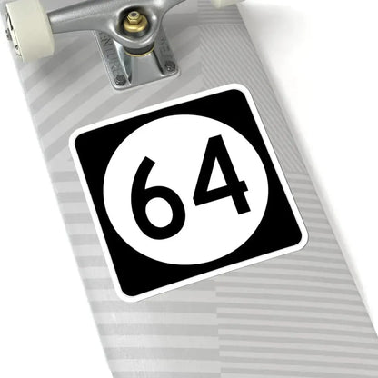 Iowa 64 (Iowa) (Road Sign) STICKER Vinyl Kiss-Cut Decal - The Sticker Space