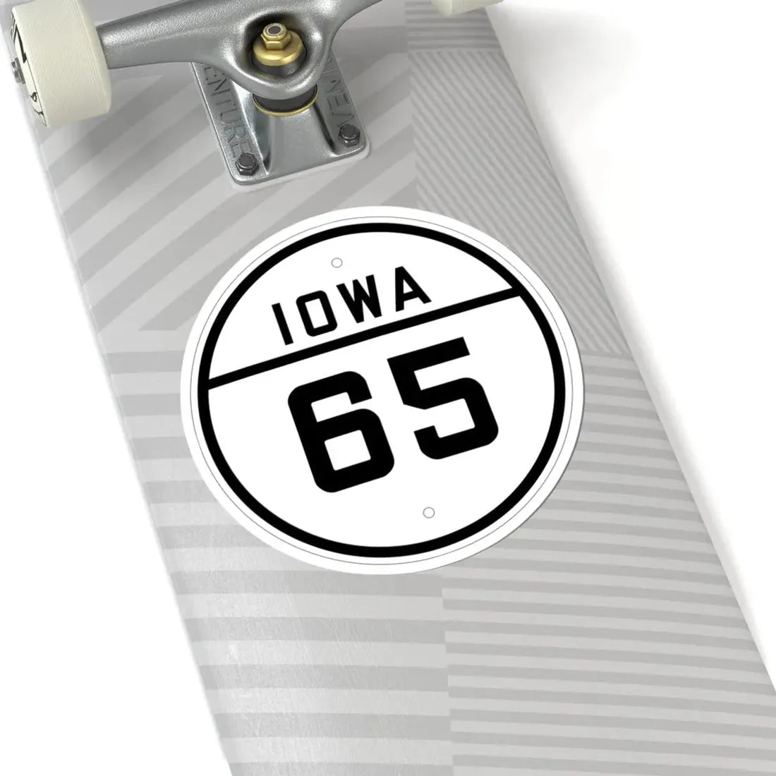 Iowa 65 1926 (Iowa) (Road Sign) STICKER Vinyl Kiss-Cut Decal - The Sticker Space