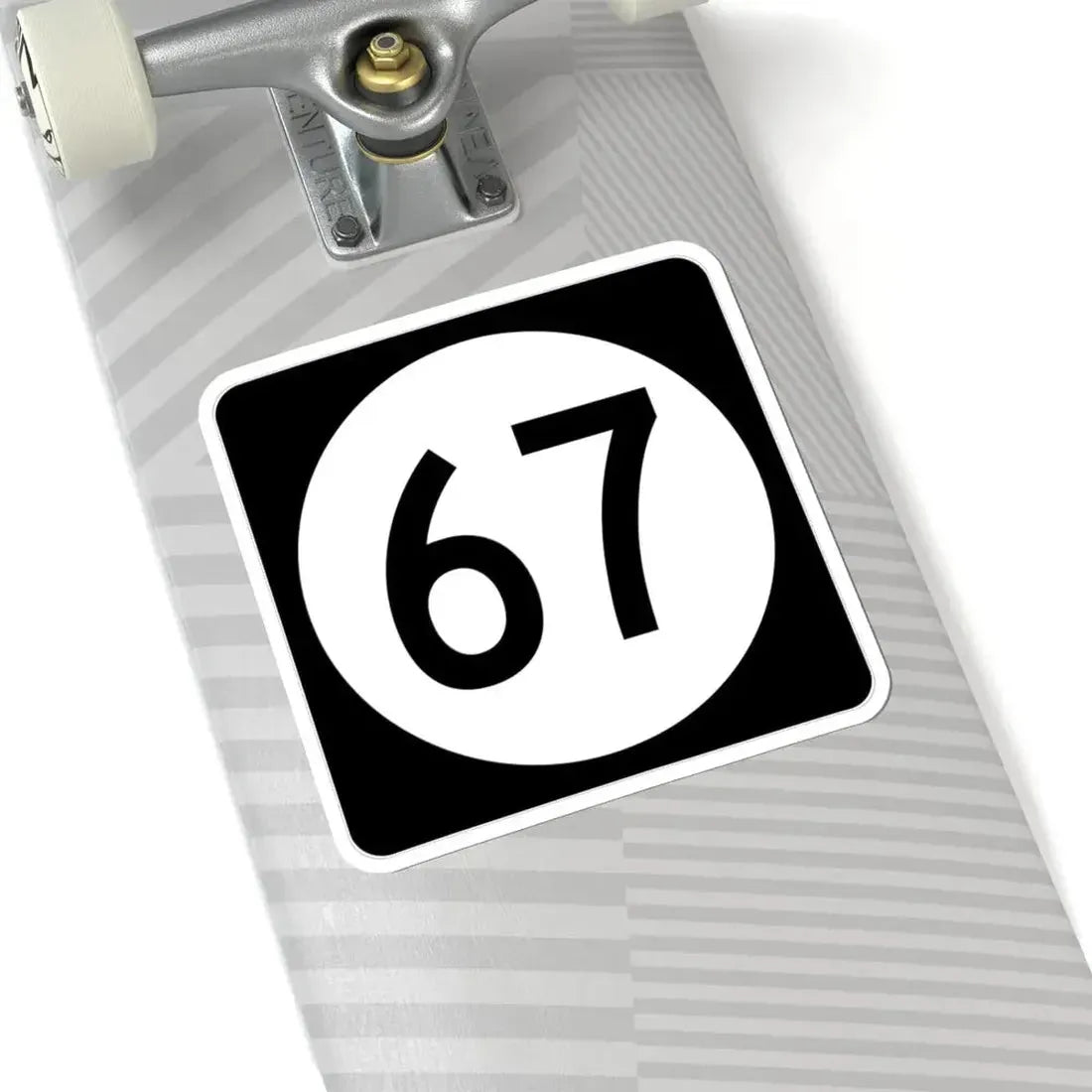 Iowa 67 (Iowa) (Road Sign) STICKER Vinyl Kiss-Cut Decal - The Sticker Space