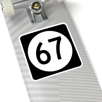Iowa 67 (Iowa) (Road Sign) STICKER Vinyl Kiss-Cut Decal - The Sticker Space