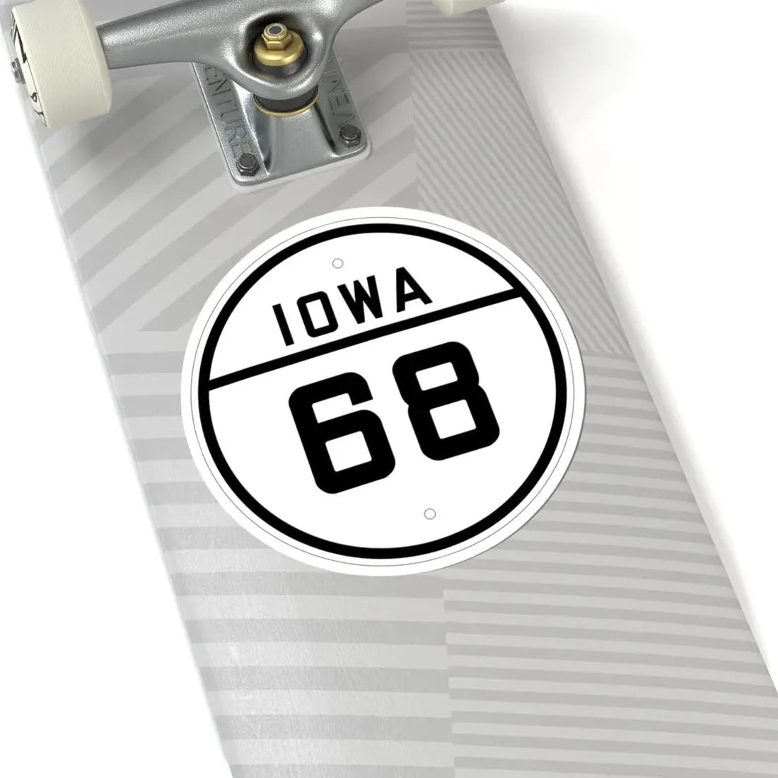 Iowa 68 1926 (Iowa) (Road Sign) STICKER Vinyl Kiss-Cut Decal - The Sticker Space
