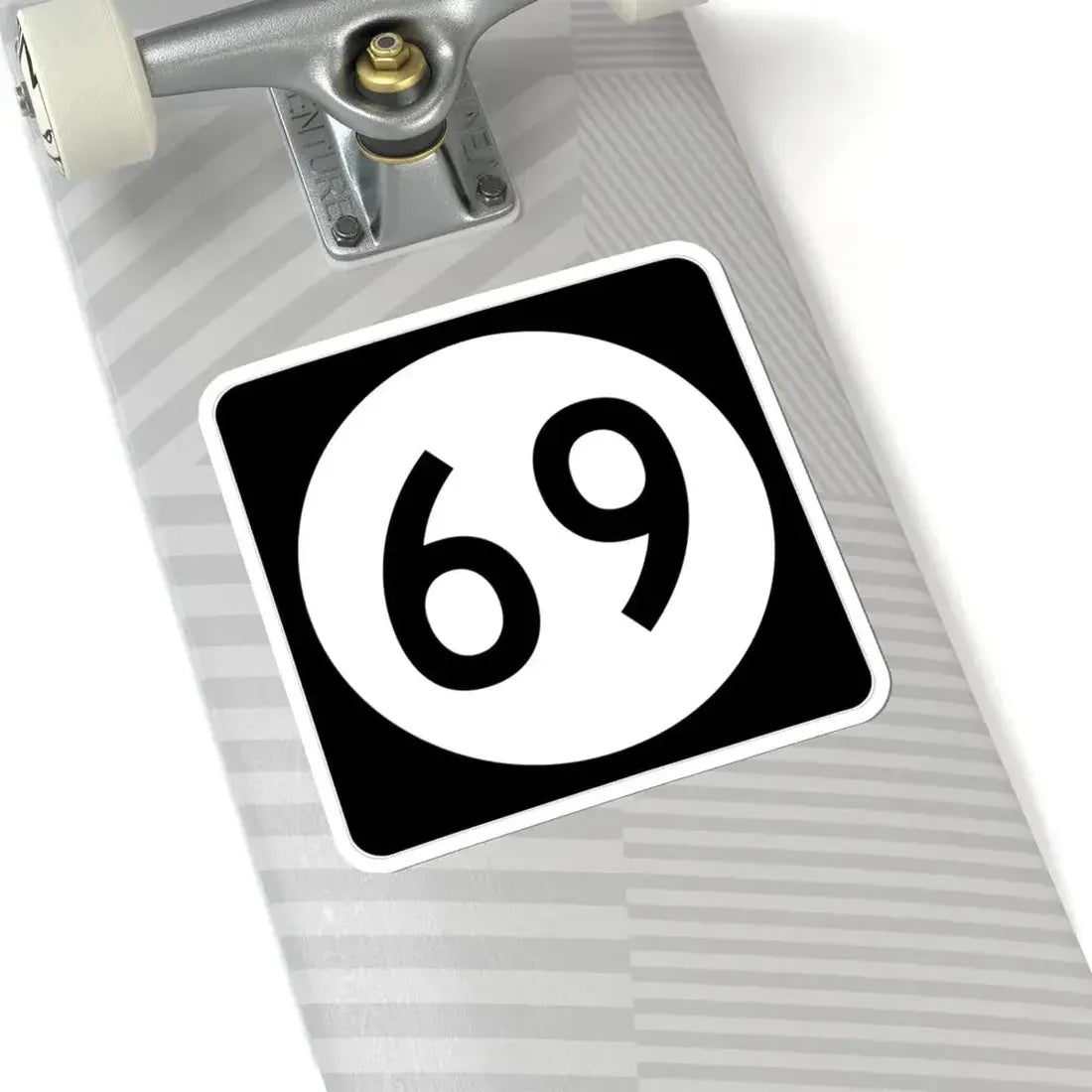 Iowa 69 (Iowa) (Road Sign) STICKER Vinyl Kiss-Cut Decal - The Sticker Space