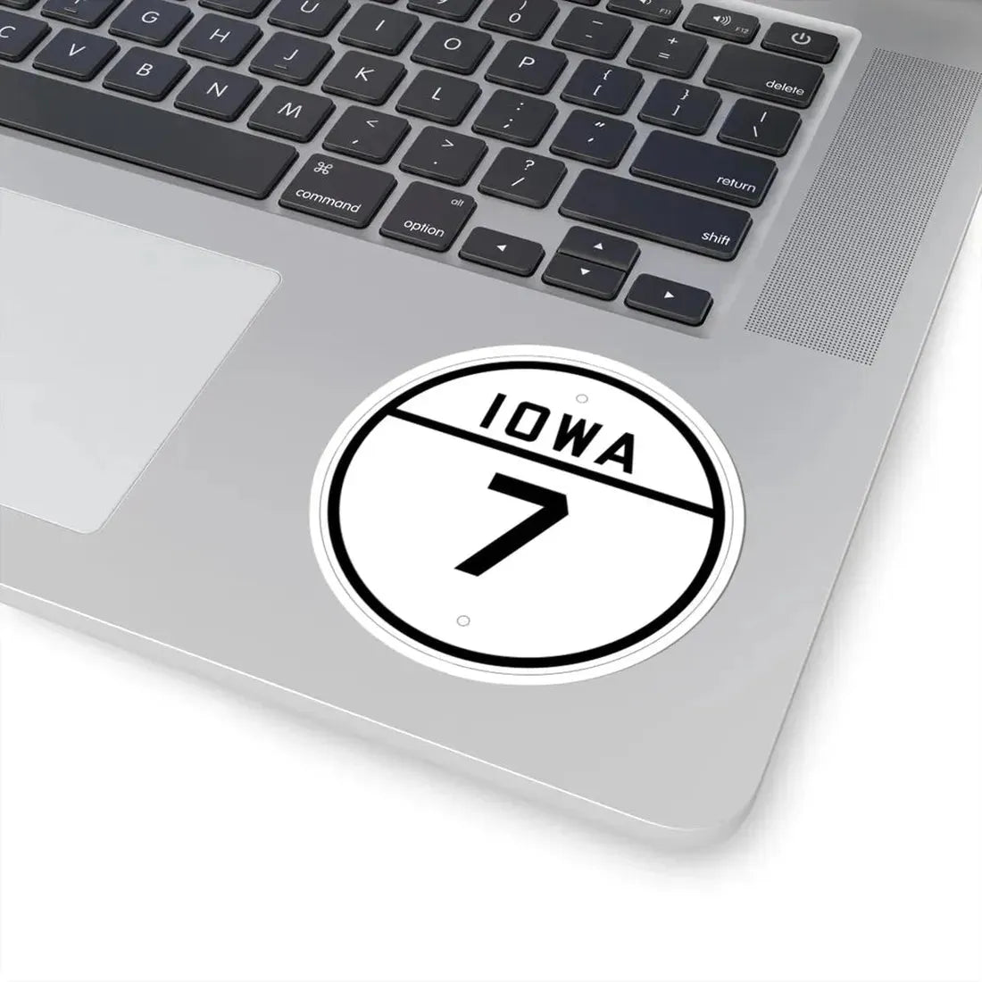 Iowa 7 1926 (Iowa) (Road Sign) STICKER Vinyl Kiss-Cut Decal - The Sticker Space