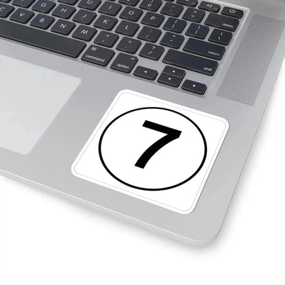 Iowa 7 1948 (Iowa) (Road Sign) STICKER Vinyl Kiss-Cut Decal - The Sticker Space