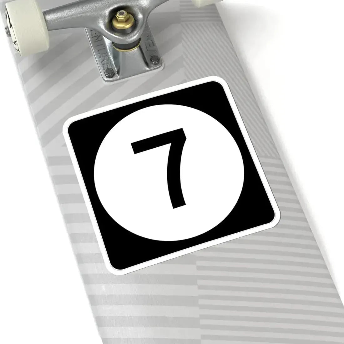 Iowa 7 (Iowa) (Road Sign) STICKER Vinyl Kiss-Cut Decal - The Sticker Space