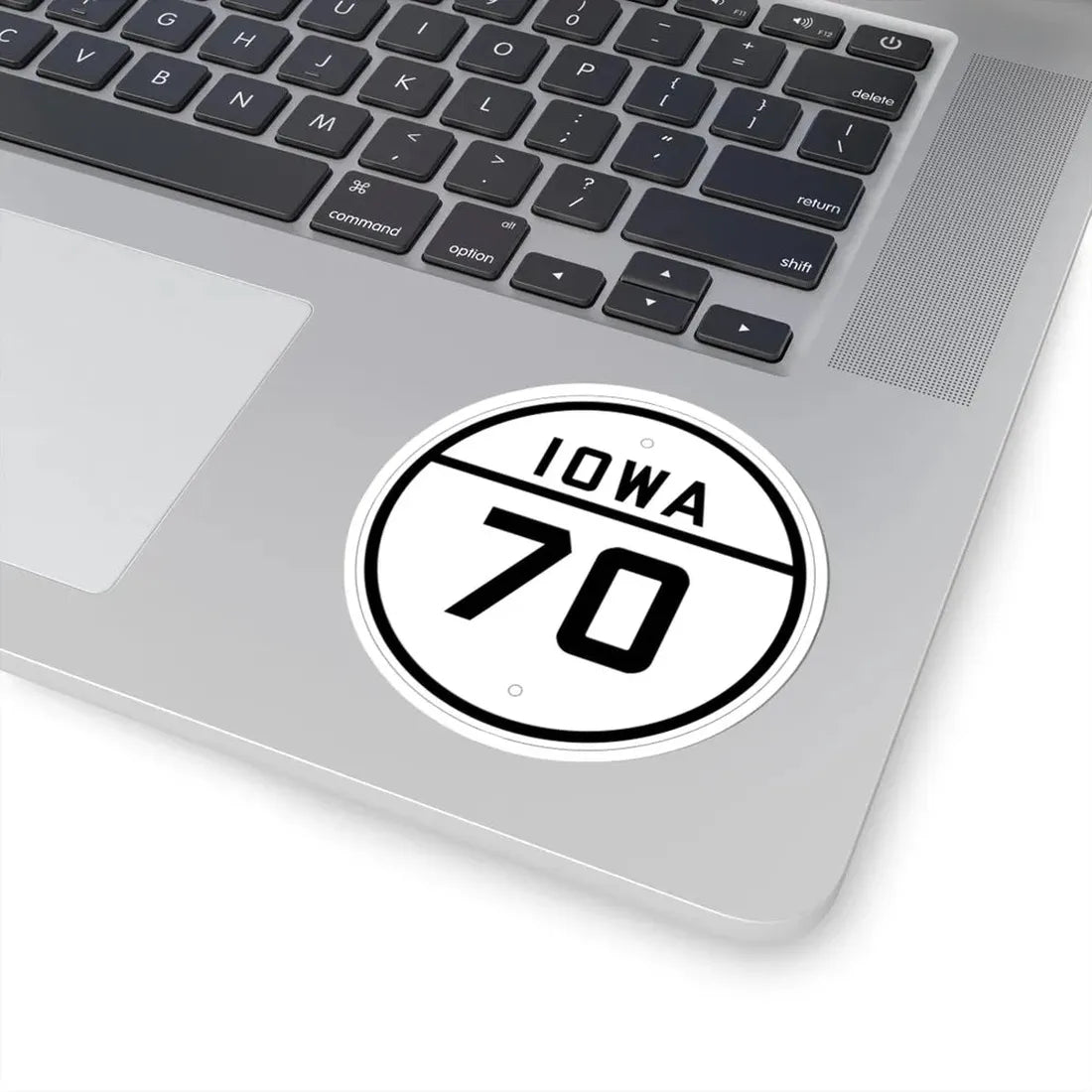 Iowa 70 1926 (Iowa) (Road Sign) STICKER Vinyl Kiss-Cut Decal - The Sticker Space