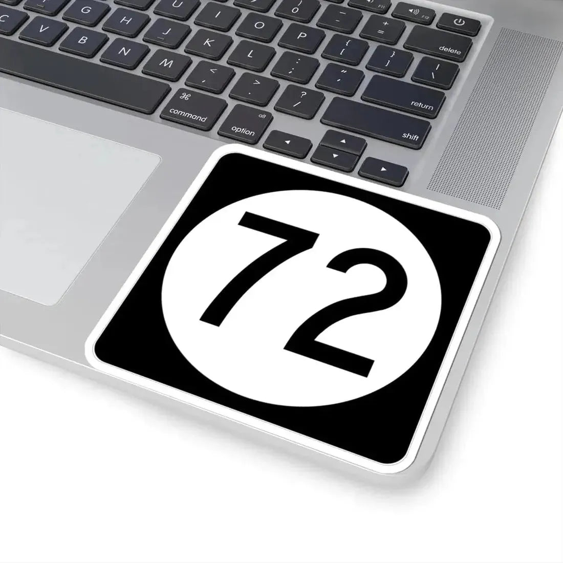 Iowa 72 (Iowa) (Road Sign) STICKER Vinyl Kiss-Cut Decal - The Sticker Space