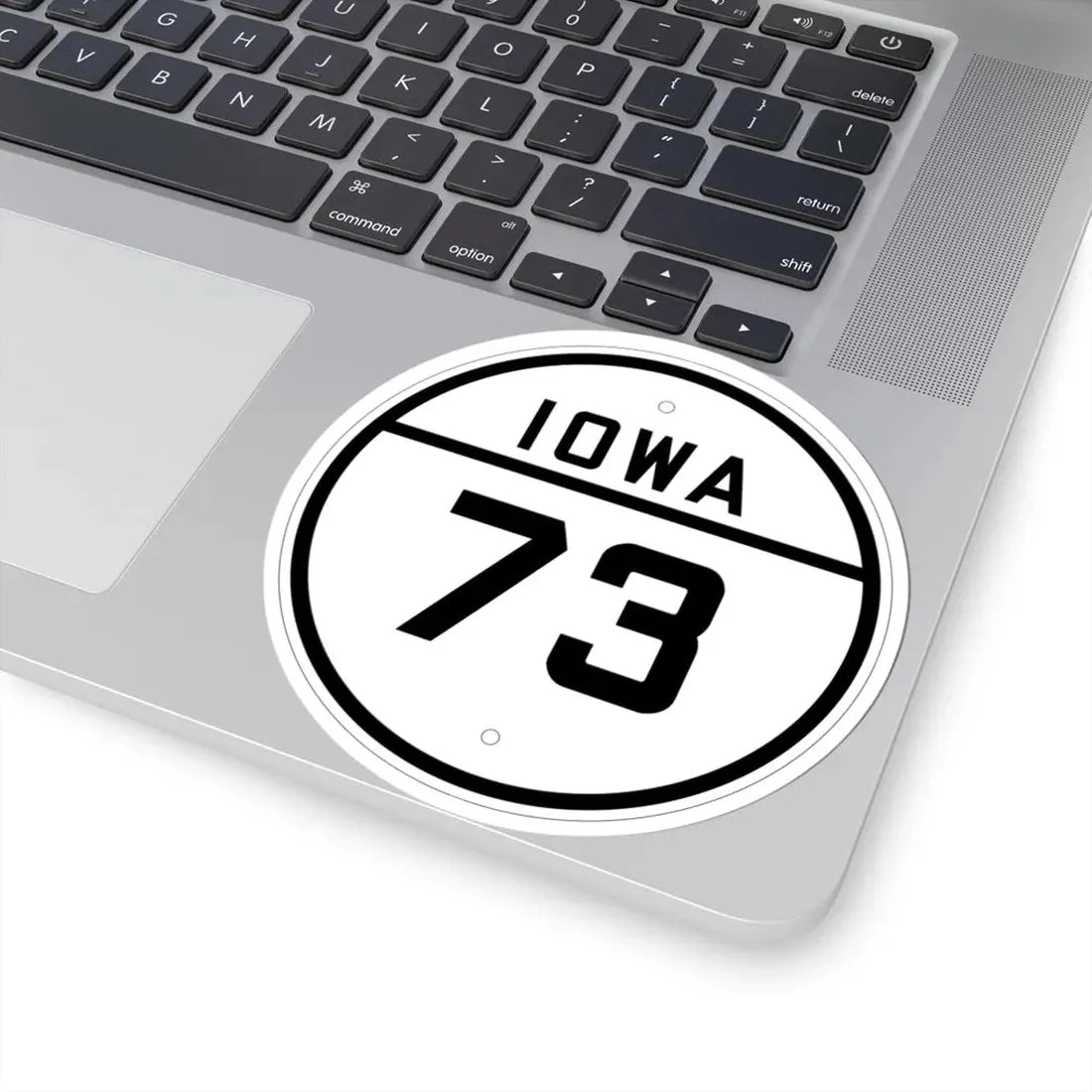 Iowa 73 1926 (Iowa) (Road Sign) STICKER Vinyl Kiss-Cut Decal - The Sticker Space