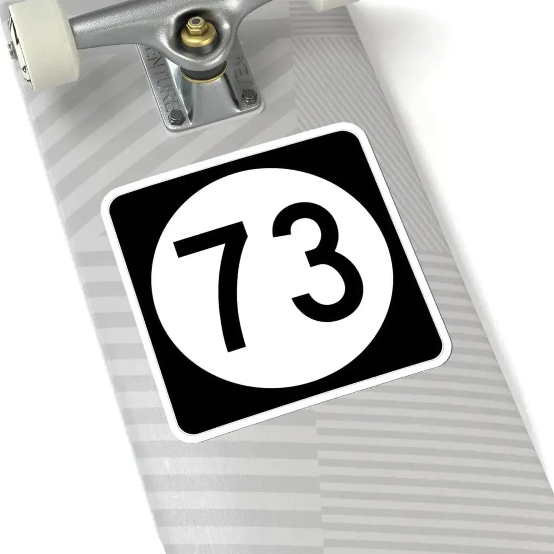 Iowa 73 (Iowa) (Road Sign) STICKER Vinyl Kiss-Cut Decal - The Sticker Space