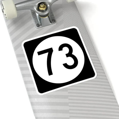 Iowa 73 (Iowa) (Road Sign) STICKER Vinyl Kiss-Cut Decal - The Sticker Space