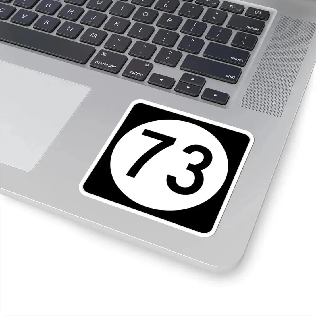 Iowa 73 (Iowa) (Road Sign) STICKER Vinyl Kiss-Cut Decal - The Sticker Space