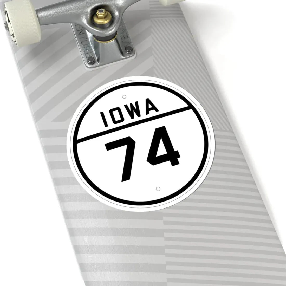 Iowa 74 1926 (Iowa) (Road Sign) STICKER Vinyl Kiss-Cut Decal - The Sticker Space