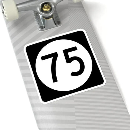 Iowa 75 (Iowa) (Road Sign) STICKER Vinyl Kiss-Cut Decal - The Sticker Space
