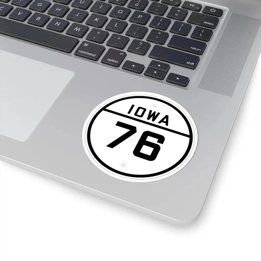 Iowa 76 1926 (Iowa) (Road Sign) STICKER Vinyl Kiss-Cut Decal - The Sticker Space
