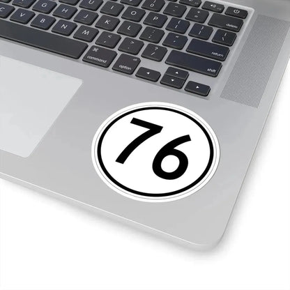 Iowa 76 1950 (Iowa) (Road Sign) STICKER Vinyl Kiss-Cut Decal - The Sticker Space