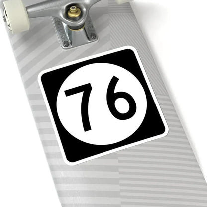 Iowa 76 (Iowa) (Road Sign) STICKER Vinyl Kiss-Cut Decal - The Sticker Space