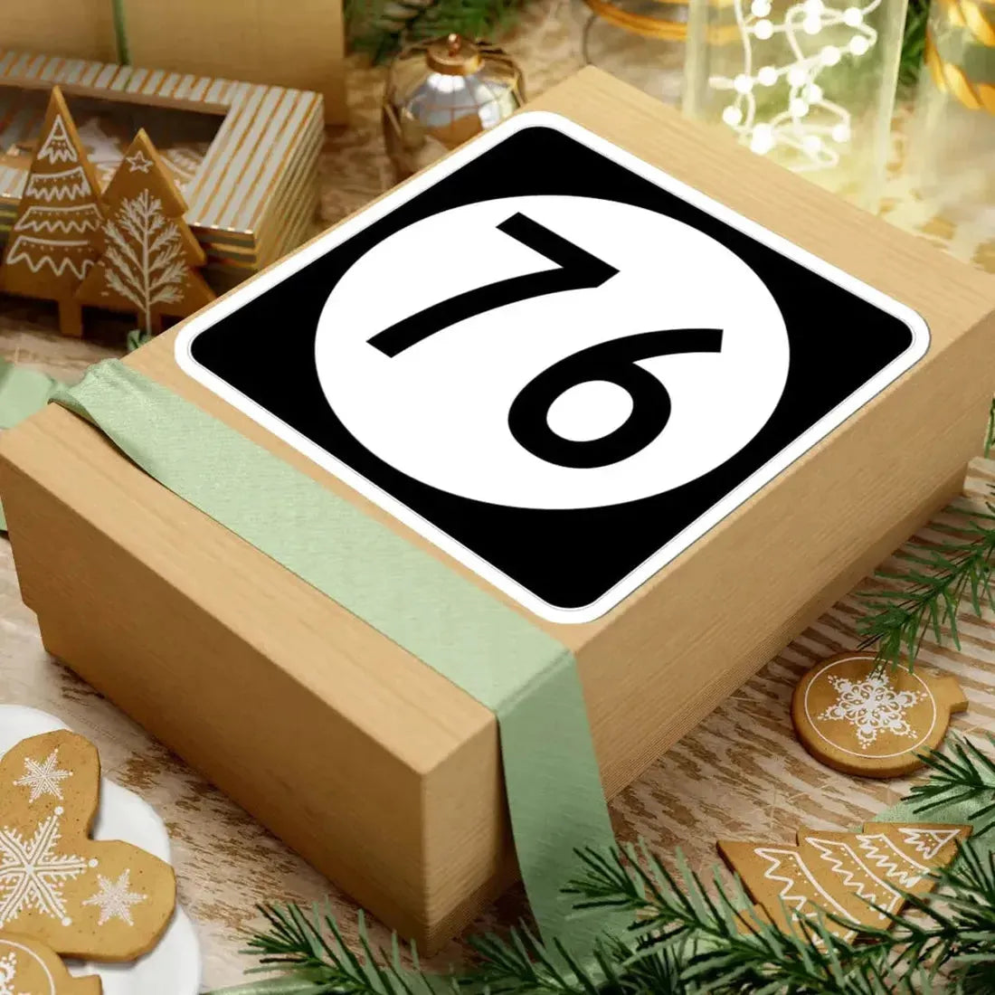 Iowa 76 (Iowa) (Road Sign) STICKER Vinyl Kiss-Cut Decal - The Sticker Space