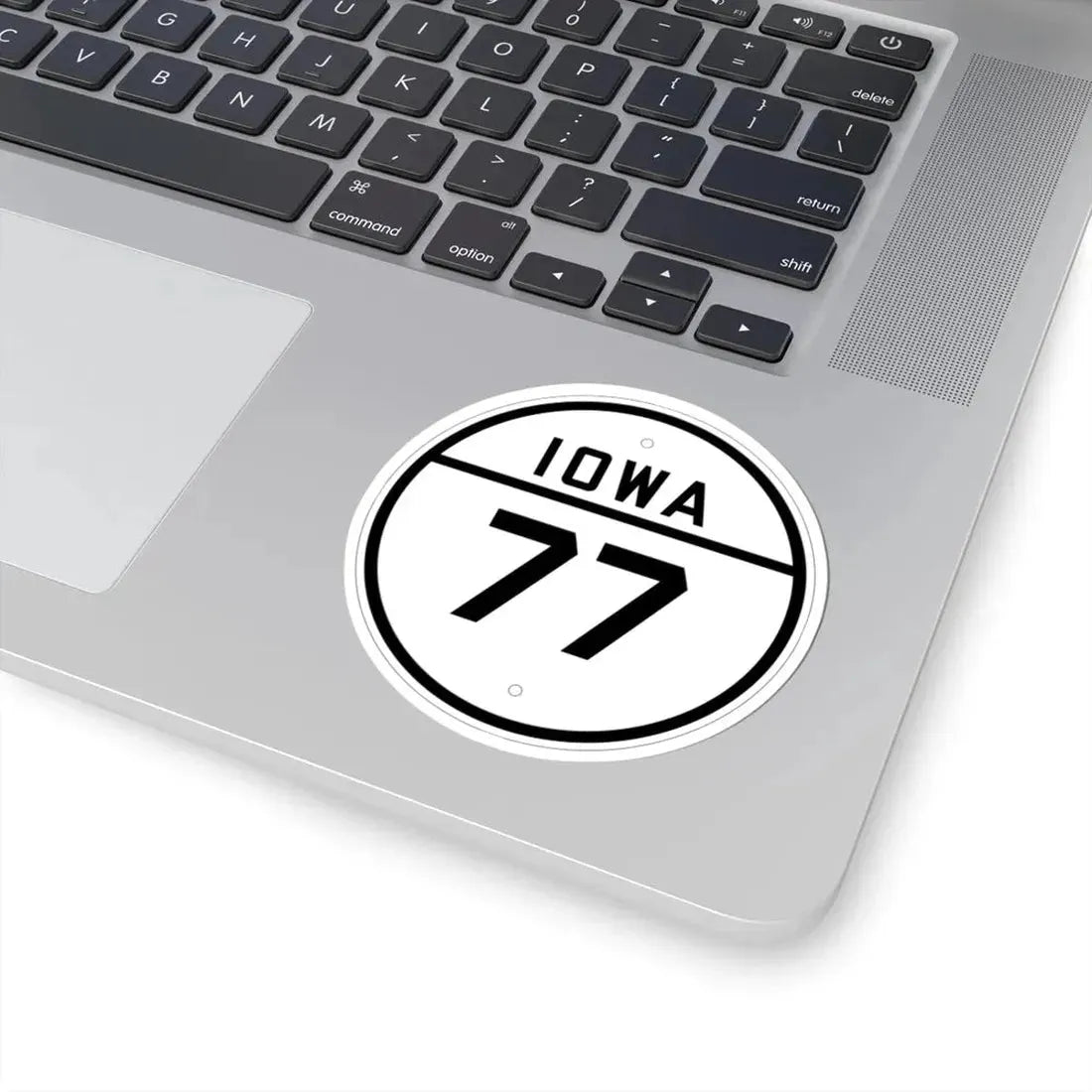 Iowa 77 1926 (Iowa) (Road Sign) STICKER Vinyl Kiss-Cut Decal - The Sticker Space