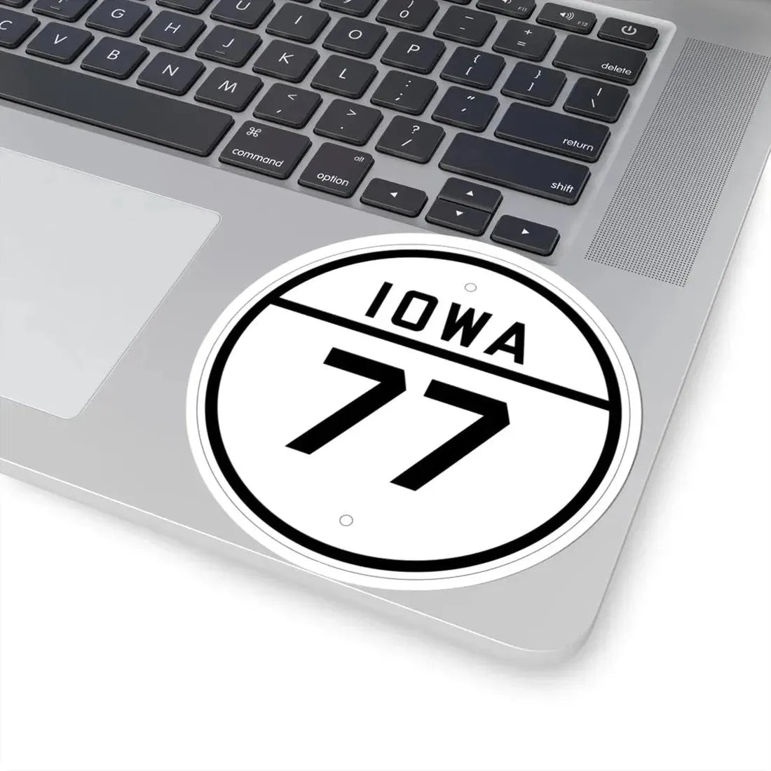 Iowa 77 1926 (Iowa) (Road Sign) STICKER Vinyl Kiss-Cut Decal - The Sticker Space