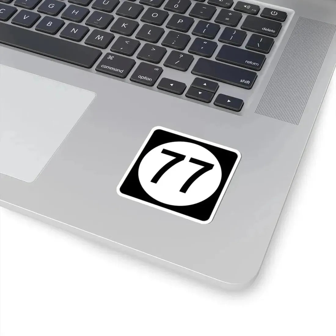Iowa 77 (Iowa) (Road Sign) STICKER Vinyl Kiss-Cut Decal - The Sticker Space