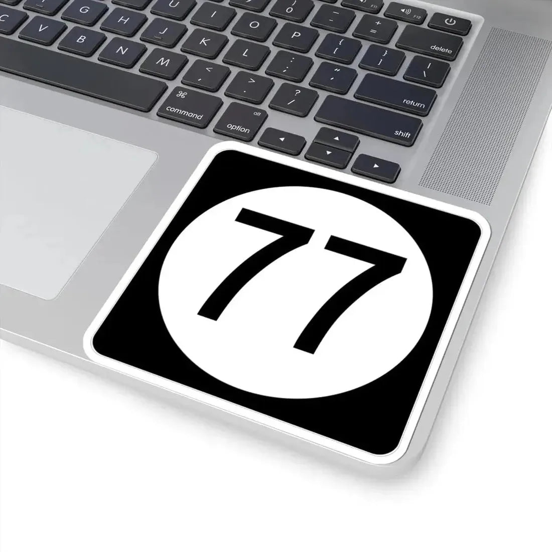 Iowa 77 (Iowa) (Road Sign) STICKER Vinyl Kiss-Cut Decal - The Sticker Space