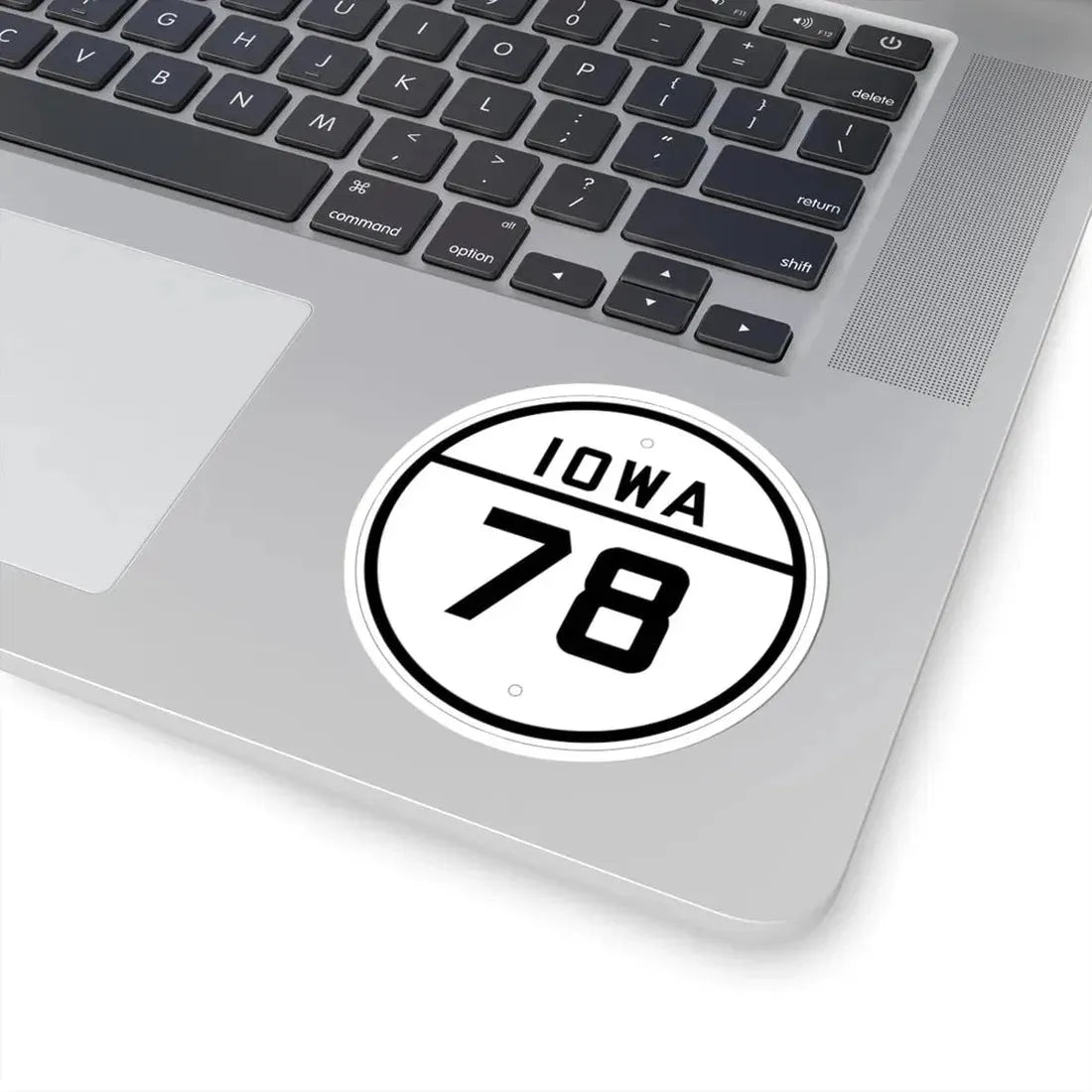Iowa 78 1926 (Iowa) (Road Sign) STICKER Vinyl Kiss-Cut Decal - The Sticker Space