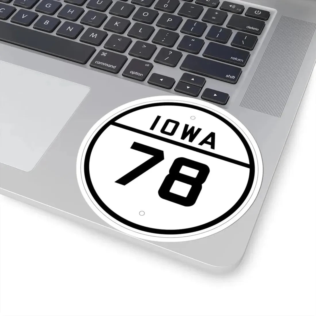 Iowa 78 1926 (Iowa) (Road Sign) STICKER Vinyl Kiss-Cut Decal - The Sticker Space