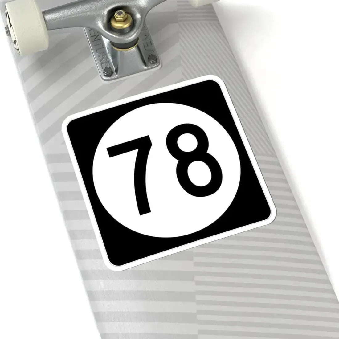 Iowa 78 (Iowa) (Road Sign) STICKER Vinyl Kiss-Cut Decal - The Sticker Space