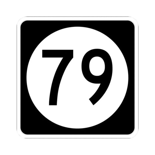 Iowa 79 (Iowa) (Road Sign) STICKER Vinyl Kiss-Cut Decal 2 Inch White - The Sticker Space