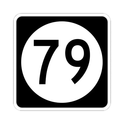 Iowa 79 (Iowa) (Road Sign) STICKER Vinyl Kiss-Cut Decal 6 Inch White - The Sticker Space