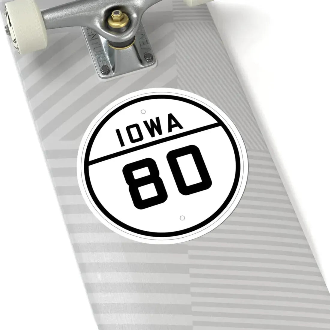 Iowa 80 1926 (Iowa) (Road Sign) STICKER Vinyl Kiss-Cut Decal - The Sticker Space