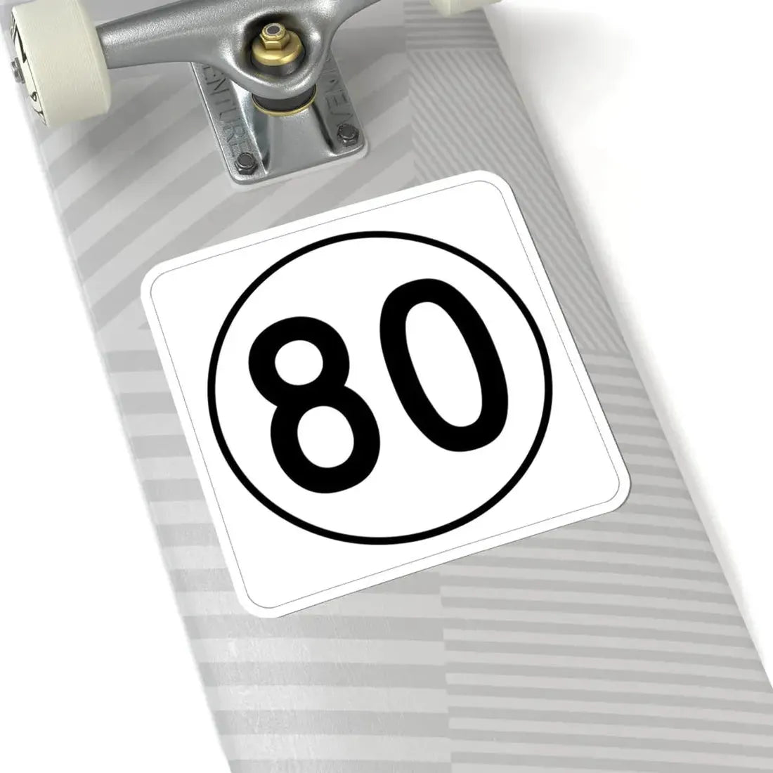 Iowa 80 1948 (Iowa) (Road Sign) STICKER Vinyl Kiss-Cut Decal - The Sticker Space