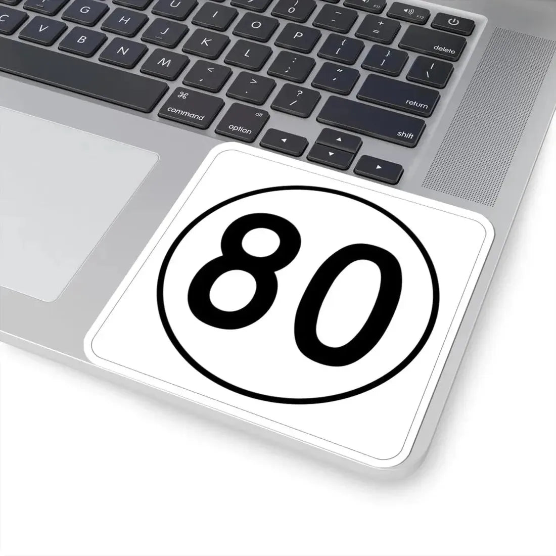 Iowa 80 1948 (Iowa) (Road Sign) STICKER Vinyl Kiss-Cut Decal - The Sticker Space