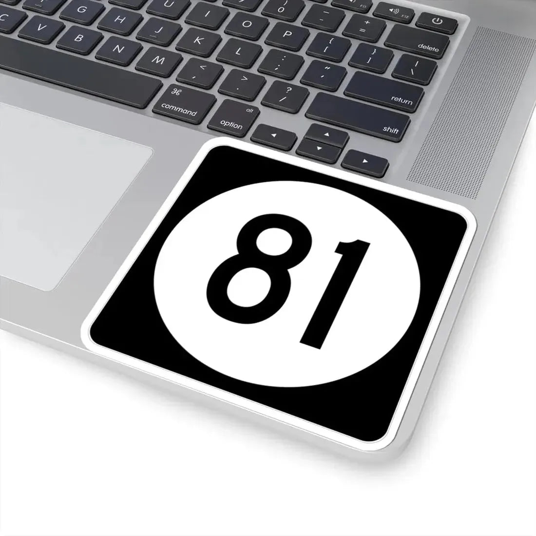 Iowa 81 (Iowa) (Road Sign) STICKER Vinyl Kiss-Cut Decal - The Sticker Space